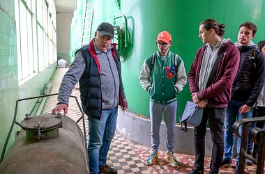 Környezetmérnök hallgatók látogattak a Pannon-Víz Zrt. telephelyeire